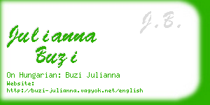 julianna buzi business card